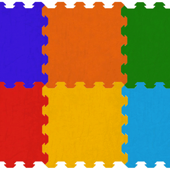 Tappetini puzzle monocolore di ottima qualità e totalmente atossici