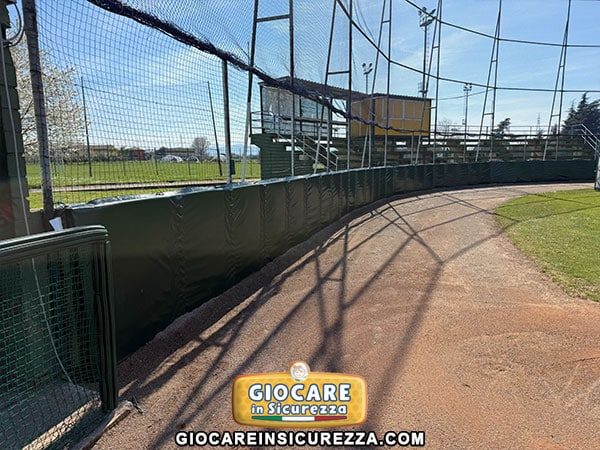 Cuscini di protezione antiurto per campo da baseball