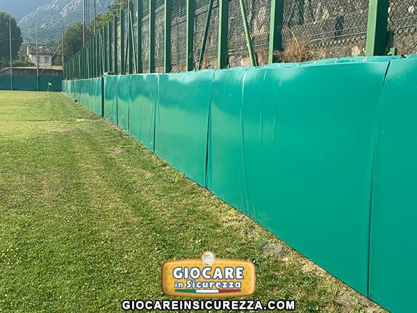 Copertura di protezione antiurto imbottita per campo calcio